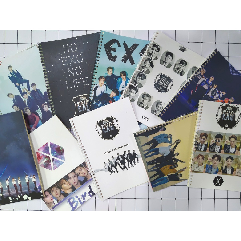 Sổ lò xo EXO SLI19 size to 60 trang 17X25CM