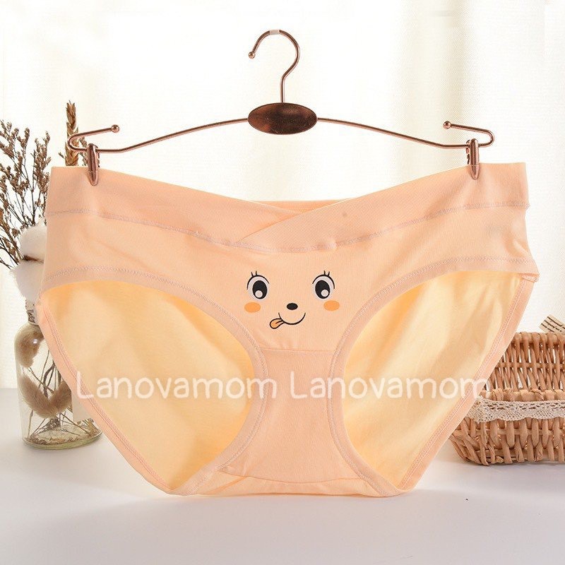 Quần lót bầu cạp chéo in hình ngộ nghĩnh siêu kute chất cotton co dãn thoải mái QL-A7