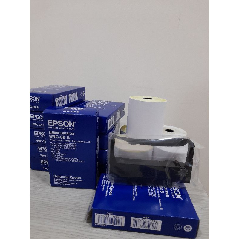 Ruy băng mực Epson cho máy in kim ERC-38B (Đen)- Dây Ribbon mực cho máy in TM U220A