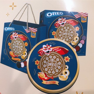 (Quà Tết) Bánh Quy OREO Thập Câm hộp thiếc biếu tặng