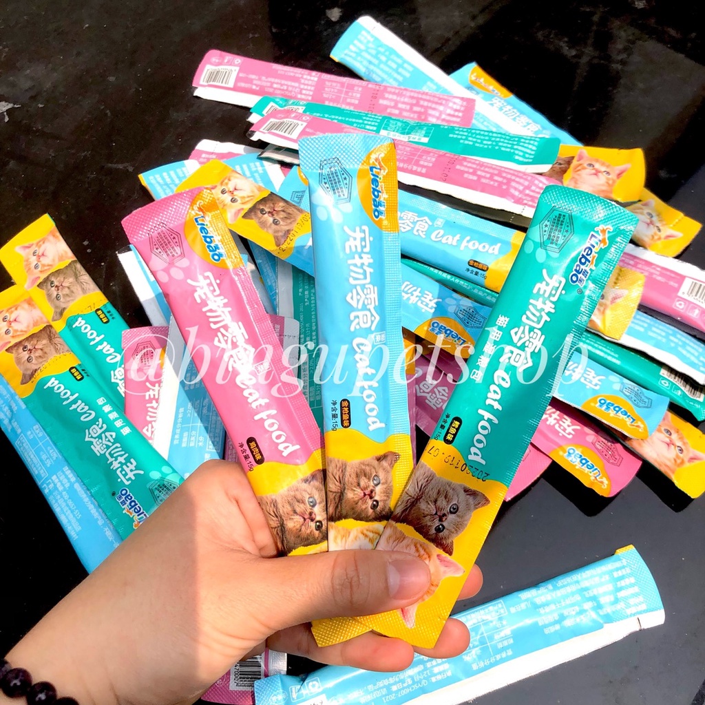 Súp thưởng cho mèo 15gr - TIẾT KIỆM - 3 hương vị