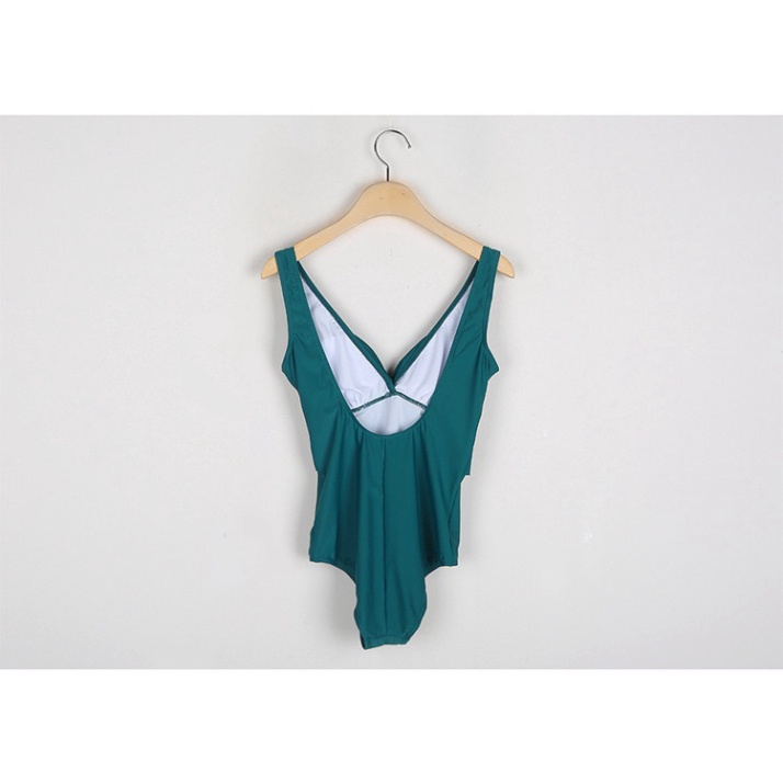 Bikini 1 mảnh đồ bơi đi biển LUHAZO sang chảnh liền thân kín đáo sexy Hàn Quốc nâng ngực hở lưng che bụng 2569 E-13