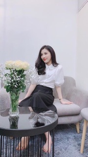 ÁO SƠ MI CỔ REN TAY BỒNG
