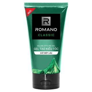 Gel giữ nếp tóc bóng mượt Romano Classic 150g