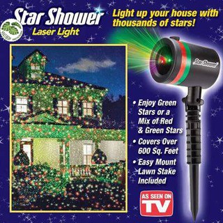 Đèn trang trí 🌸FREE SHIP🌸 Đèn laser chuyển động ngoài trời hình ngôi sao đèn chiếu hình ngôi sao ip76 KN117