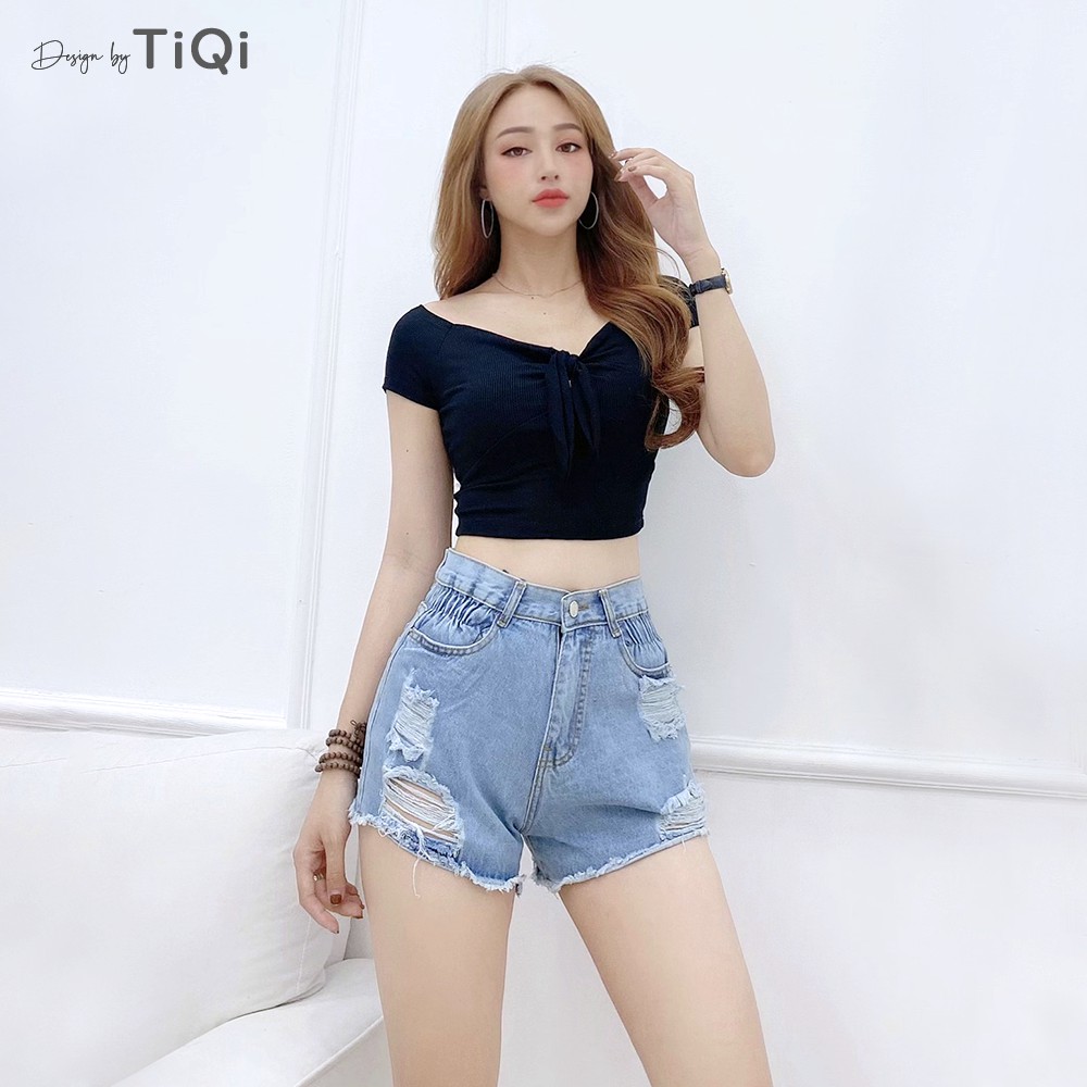 Quần short jean nữ TiQi Jeans S1-458