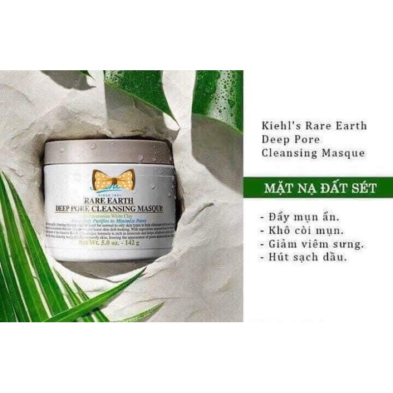 Mặt Nạ Đất Sét Kiehl's Se Lỗ Chân Lông Giảm Mụn Cho Da Dầu Chính Hãng