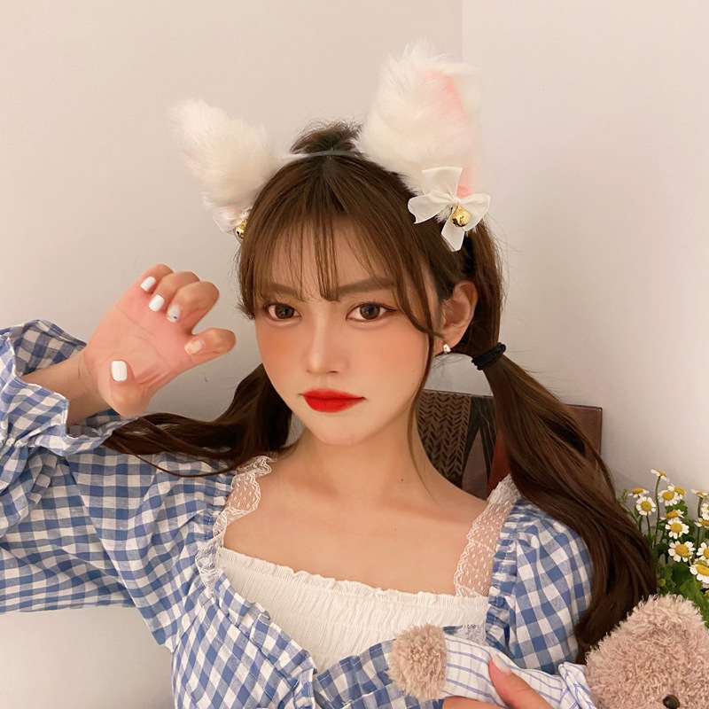 Cài Tóc Phối Tai Mèo Đáng Yêu Thời Trang 2021