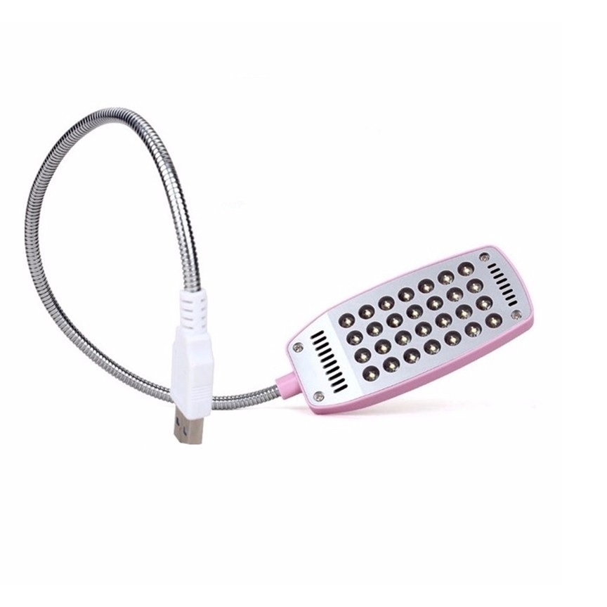 Đèn LED siêu sáng: USB 28 bóng (Trắng) - Đèn LED