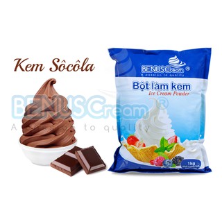 Bột làm kem Benus Cream, nhiều vị (túi 1kg)