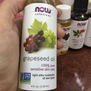 Tinh dầu nho Grapeseed oil hãng NOW