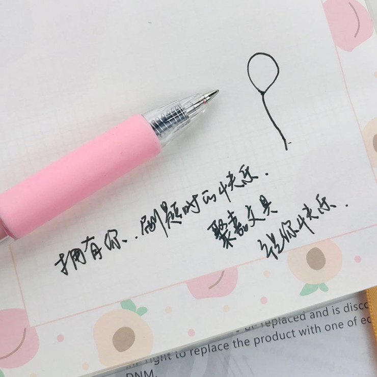 Set 5 bút bi ngòi 0.5mm trong suốt pastel siêu đẹp BAG U BTP039