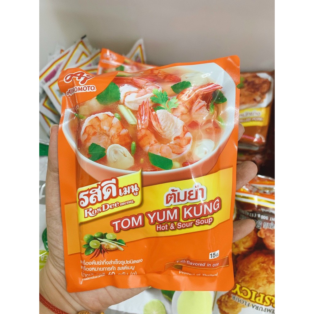 Gia Vị Nấu Lẩu Thái Tom Yum Kung Thái Lan Chính Hiệu 60g