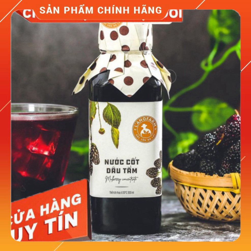 L'angfarm | Nước cốt dâu tằm chai 250ml vệ sinh an toàn thực phẩm ,chế biến từ trái cây tươi ngon.