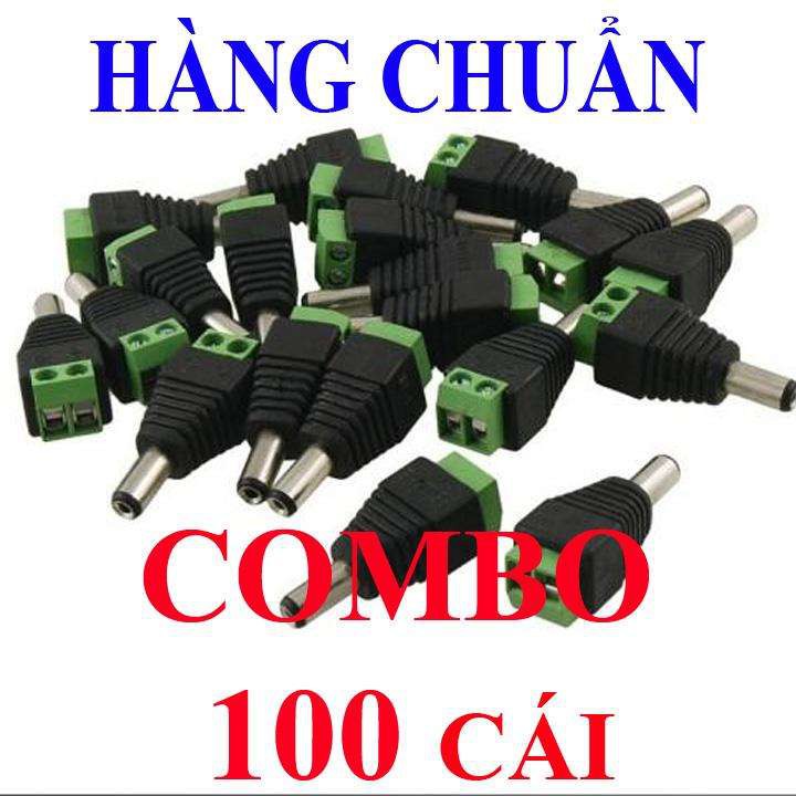 100 jack DC camera loại Vặn Vít, jack nguồn DC đực-cái camera