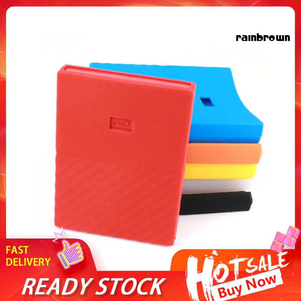 Silicone Vỏ Bọc Ổ Cứng Bằng Silicon Chống Trượt Cho Wd My Passport 1 / 2t / Rxdn /