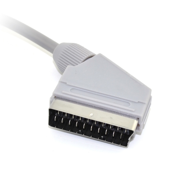 Dây Cáp AV RGB Scart Video TV AV Cho Máy Chơi Game Wii-U Video
