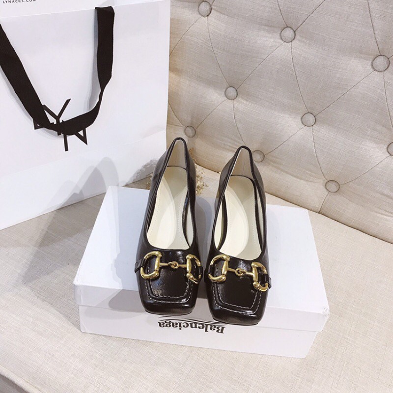 Giầy khoá gucci da mềm Full Size 35- 38 full box