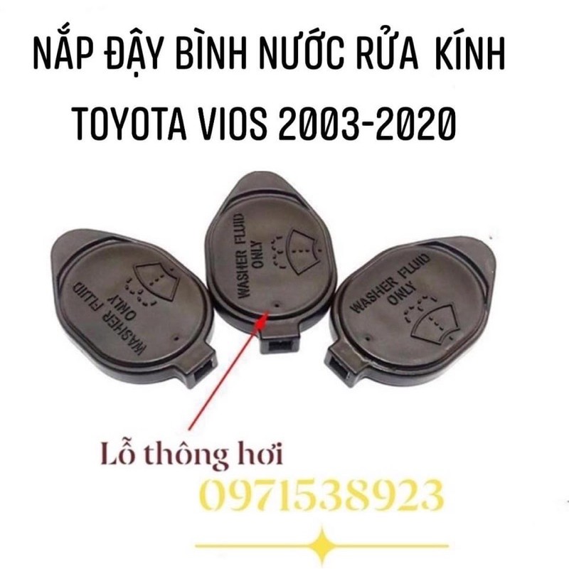 nắp đậy bình nước kính TOYOTA VIOS 2003-2021 xịn chính hãng