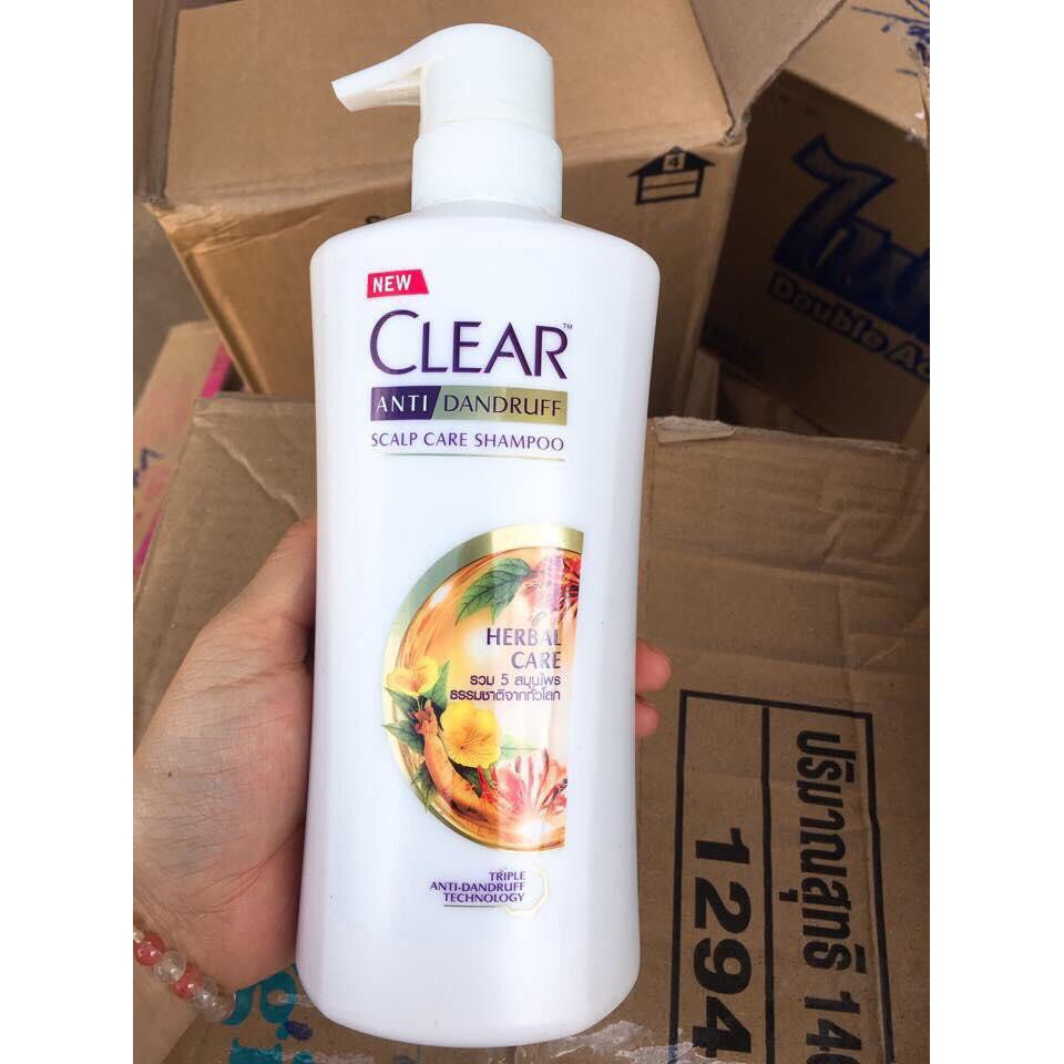 Dầu gội Clear Thái Lan 450ml trị gàu mượt tóc