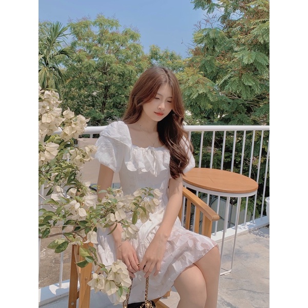 🍑 ĐẦM VÁY CÔNG CHÚA SANG CHẢNH MÀU TRẮNG, HỒNG * BABI * | BigBuy360 - bigbuy360.vn