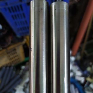Rulo Inox Phi 24mm x 340mm trục 7mm có 2 bạc đạn 2 bên