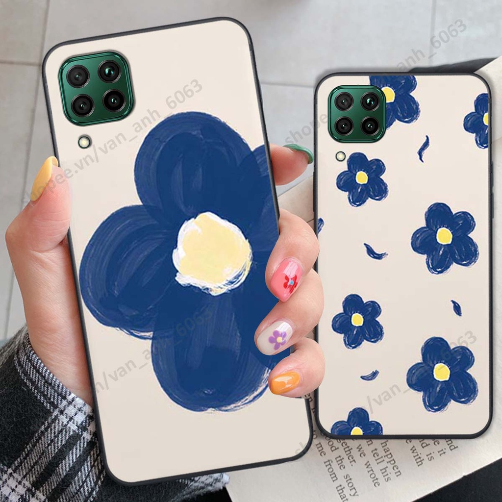 Ốp lưng Huawei Nova 7i in hình hoa, gấu rich bear nghệ thuật, thời trang