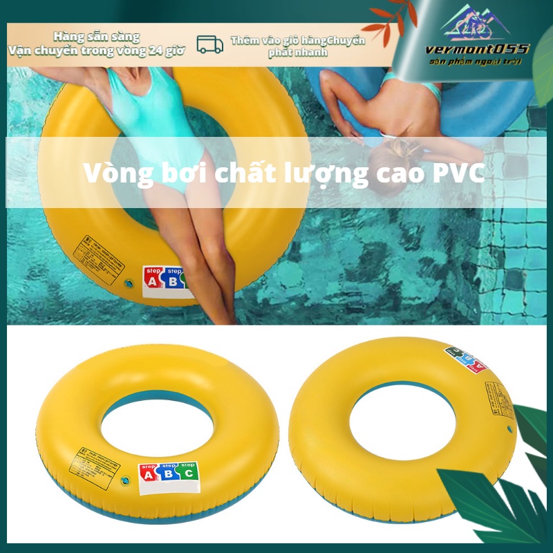 💯Hàng Hot😁 Phao Bơi Bơm Hơi Bằng PVC Dày Dặn An Toàn Tiện Dụng Cho Người Lớn Và Trẻ Em 💖Hàng giao ngay💖vermont055