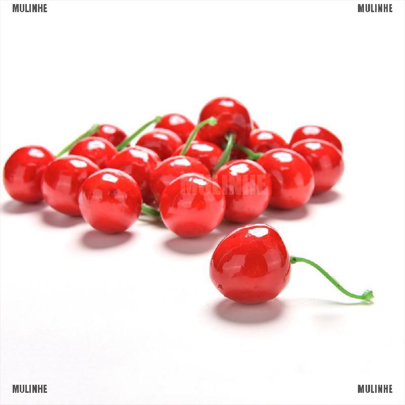 20 Trái Cherry Nhân Tạo Dùng Trang Trí Tiệc Cưới