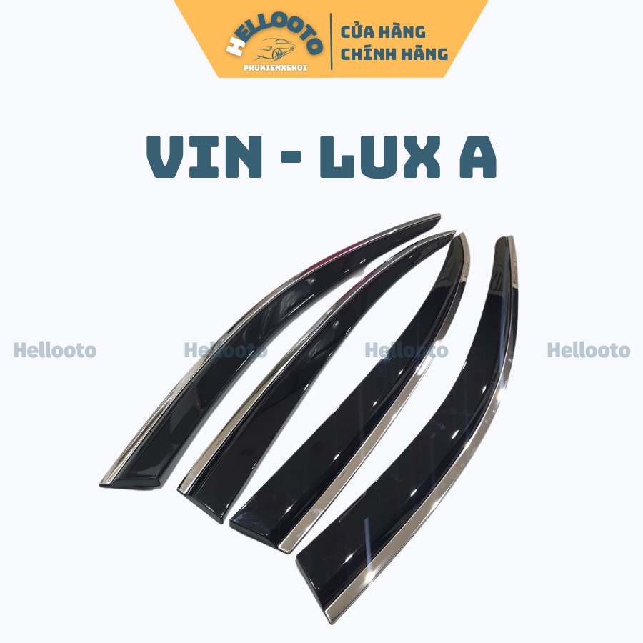 Vè Che Mưa Viền Inox Xe Vinfast Lux A, Lux SA  Bộ 4 vè