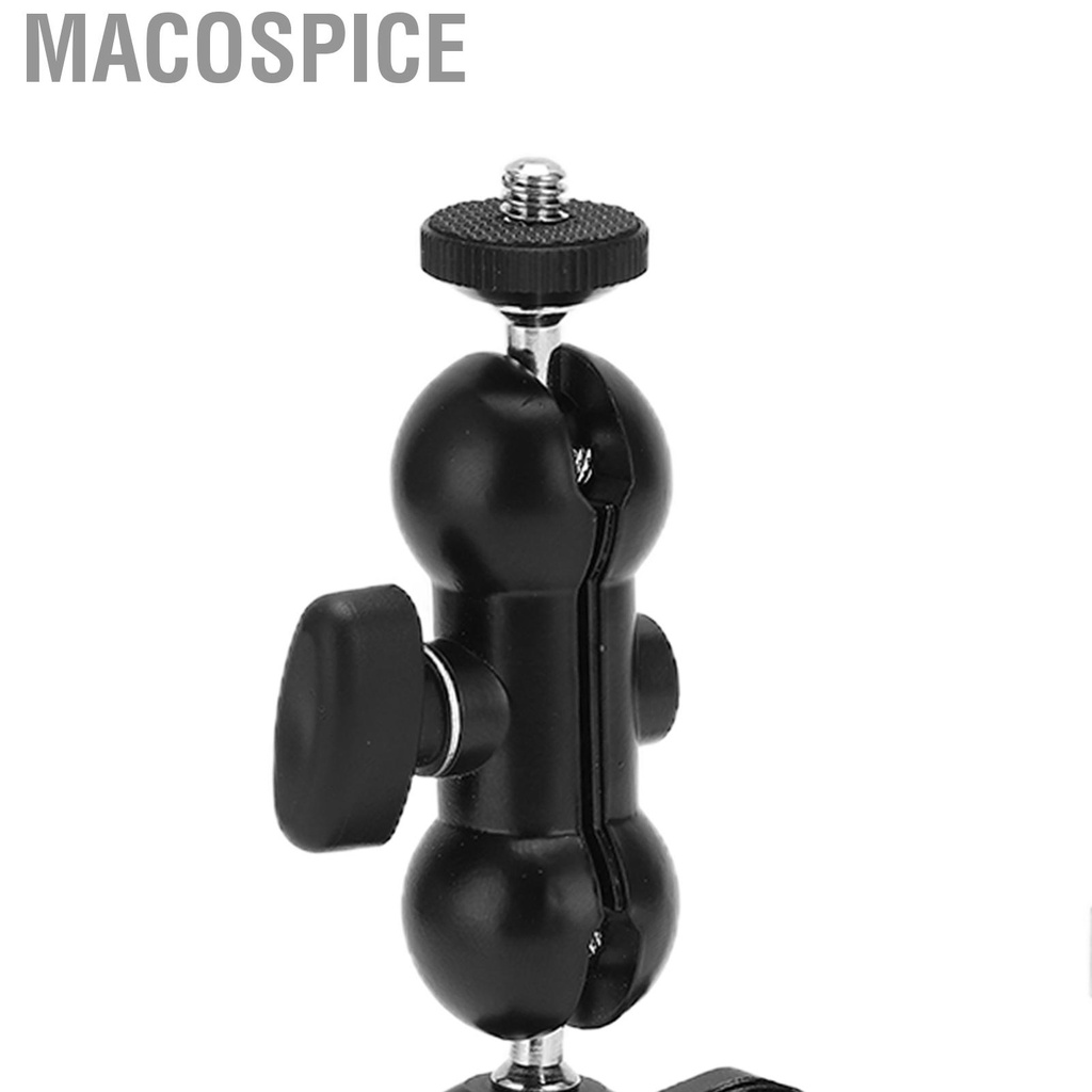 Kẹp đầu bi mini gắn máy ảnh Macospice với ốc vít 1/4 3/8 | BigBuy360 - bigbuy360.vn