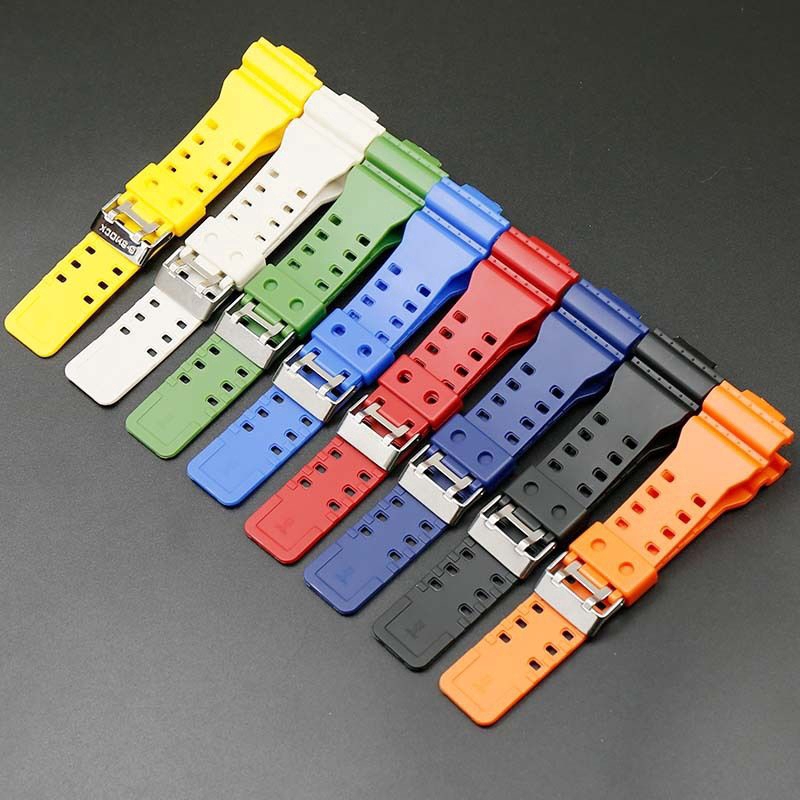 Dây đeo đồng hồ bằng nhựa thích hợp cho Casio G-Shock GA-110GB GA-100 GD120 GA400 GA-700 710 GA-800 Phụ kiện Dây đeo Slicone
