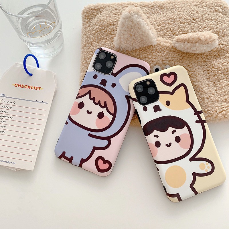 Ốp iphone - Ốp lưng Bé Mèo - Bé Chuột IMD  6/6s/6plus/6s plus/7/8/7plus/8plus/x/xs/xs max/11/11pro max - ShopTanAnh K2-5 | BigBuy360 - bigbuy360.vn