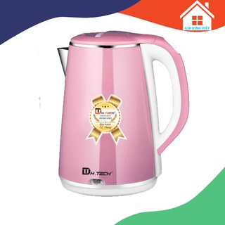 Ấm siêu tốc 💥freeship💥 ấm đun nước 2 lớp htech 2.2 lit công suất 1500w
