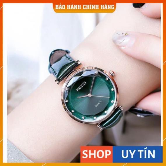 Đồng hồ nữ Kezzi 1900 hàng chính hãng dây da