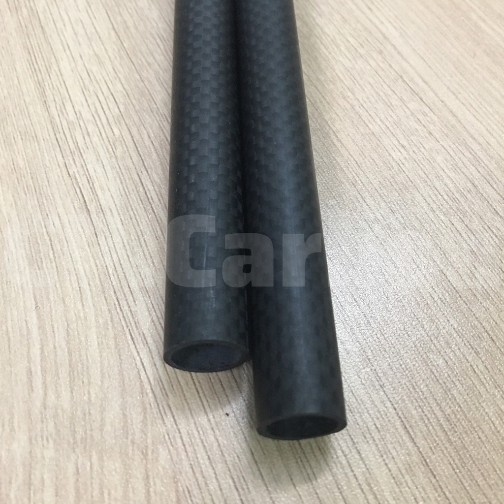 Ống Carbon 3K rỗng dài 1 mét đường kính ngoài 14mm, đường kính trong 11mm