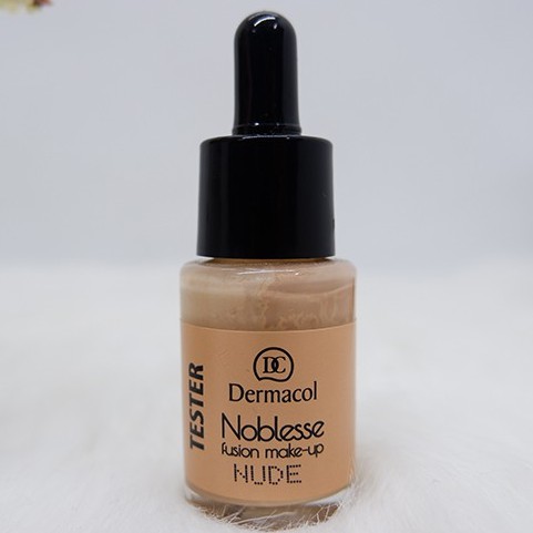 Kem nền Siêu Mỏng Nhẹ mẫu Tester Dermacol NOBLESSE FUSION MAKE-UP 10ml