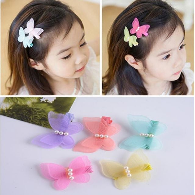 Cài tóc bươm bướm xinh xắn