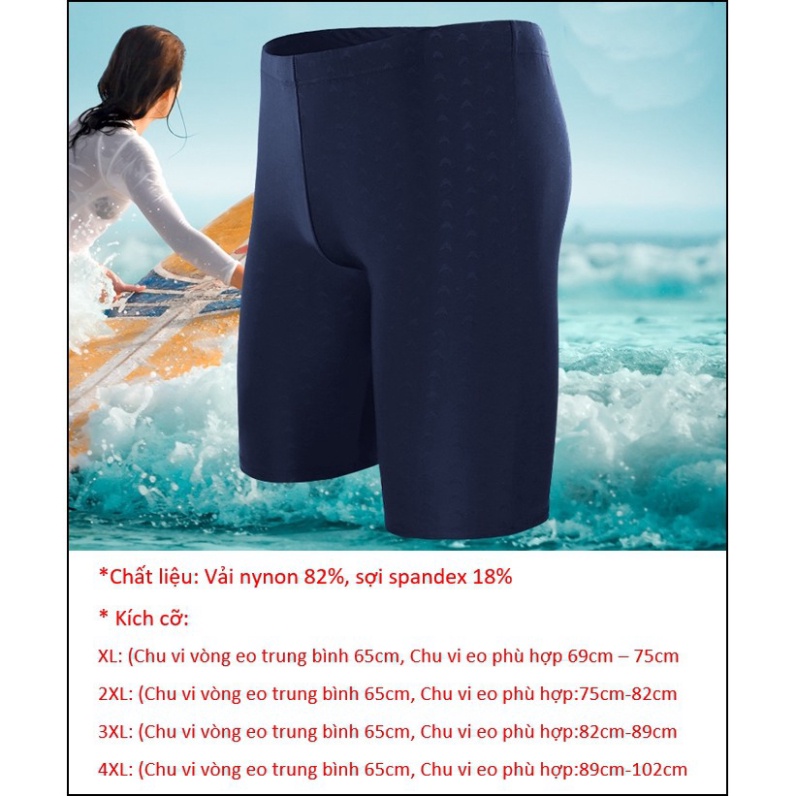 Quần Bơi Nam Co giãn 4 Chiều thấm hút tốt, bay hơi nhanh giúp quần mau khô QB6096A - Hàng nhập khẩu | BigBuy360 - bigbuy360.vn