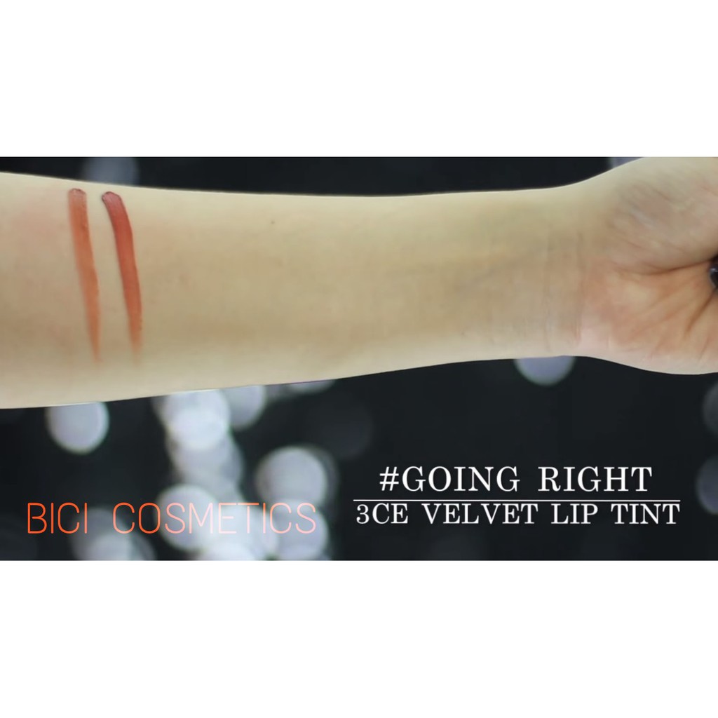 SON KEM 3CE VELVET LIP TIP MÀU GOING RIGHT -HỒNG CAM ĐẤT