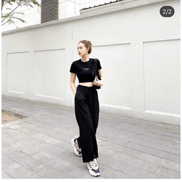 Quần đũi GU chun sauHOT TREND 2021Quần ống rộng đũi cao cấp siêu Hot phù hợp mọi lứa tuổi