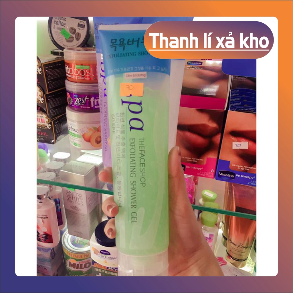 [FREE SHIP] Kem tẩy tế bào chết Spa exfoliating shower gel [FREE SHIP]