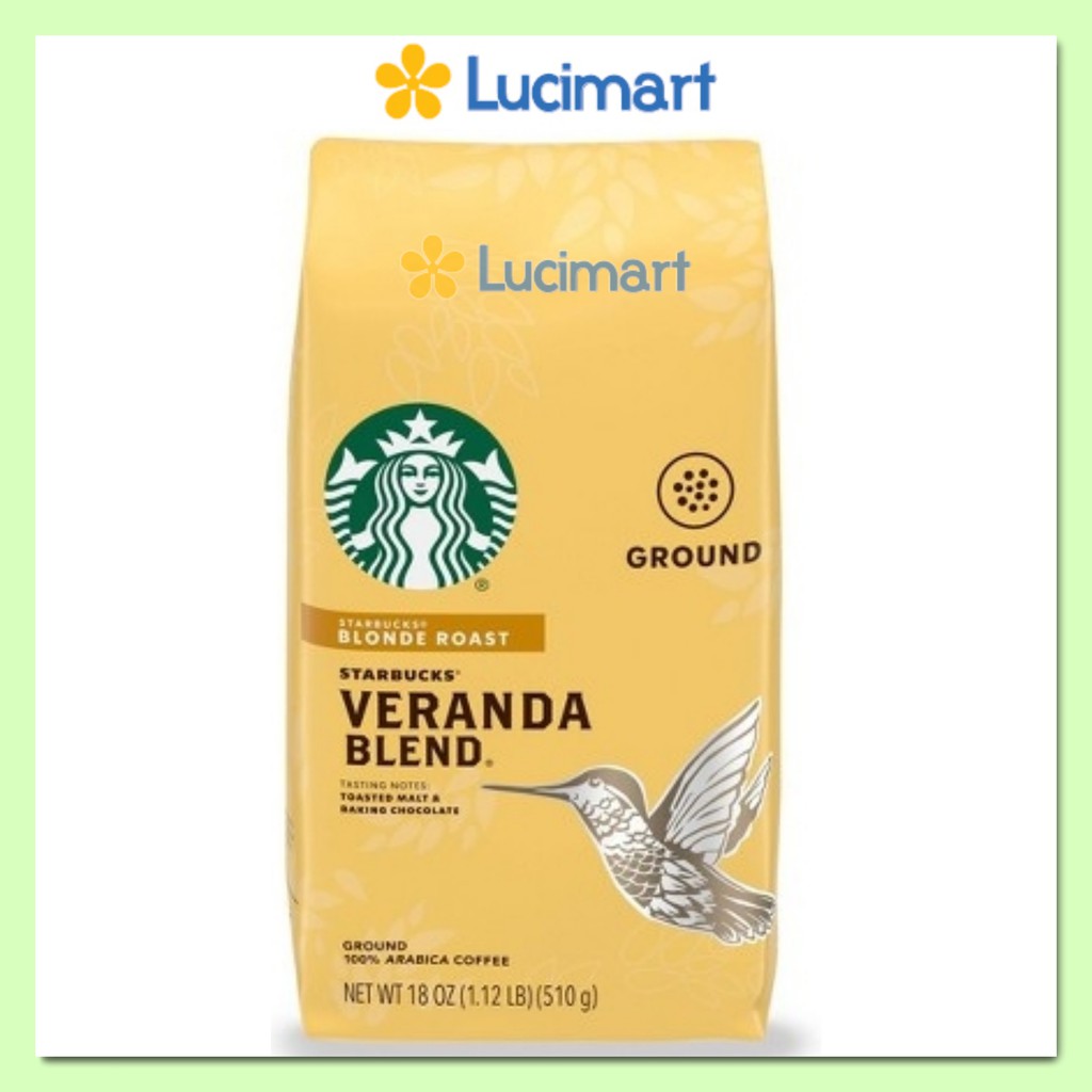 Cà phê Starbucks rang xay sẵn 100% Arabica Coffee Medium gói 510g [Hàng Mỹ]