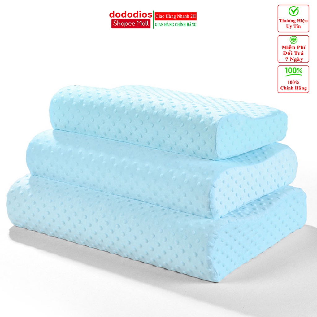 Gối cao su chống ngáy chống đau mỏi vai gáy mềm mại êm ái chính hãng dododios