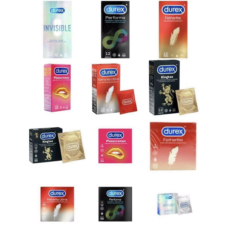 Bao cao su Durex hộp 12 chiếc