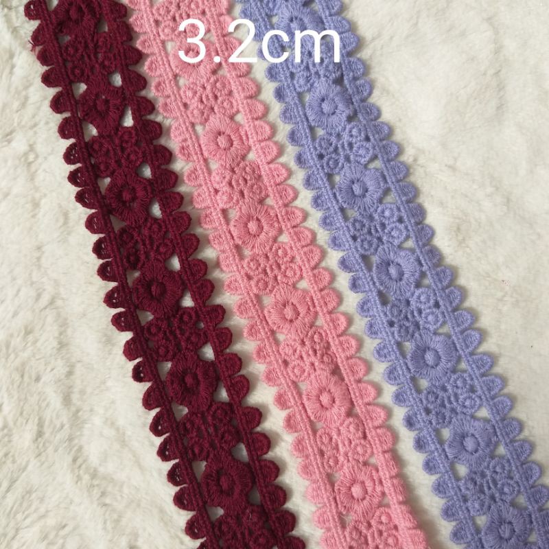 Ren chỉ cotton , size 3.2cm.(2 m/10k)