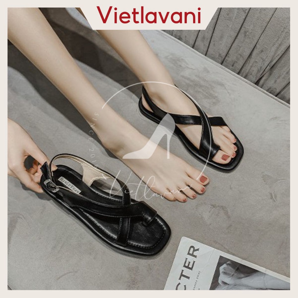 Giày Sandal TTS40 Đế Thấp Xỏ Ngón  Trẻ Trung Dễ Phối Đồ