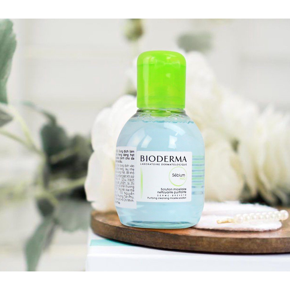 Tẩy Trang Bioderma Sebium H20 Xanh Dành Cho Da Dầu, Da Mụn