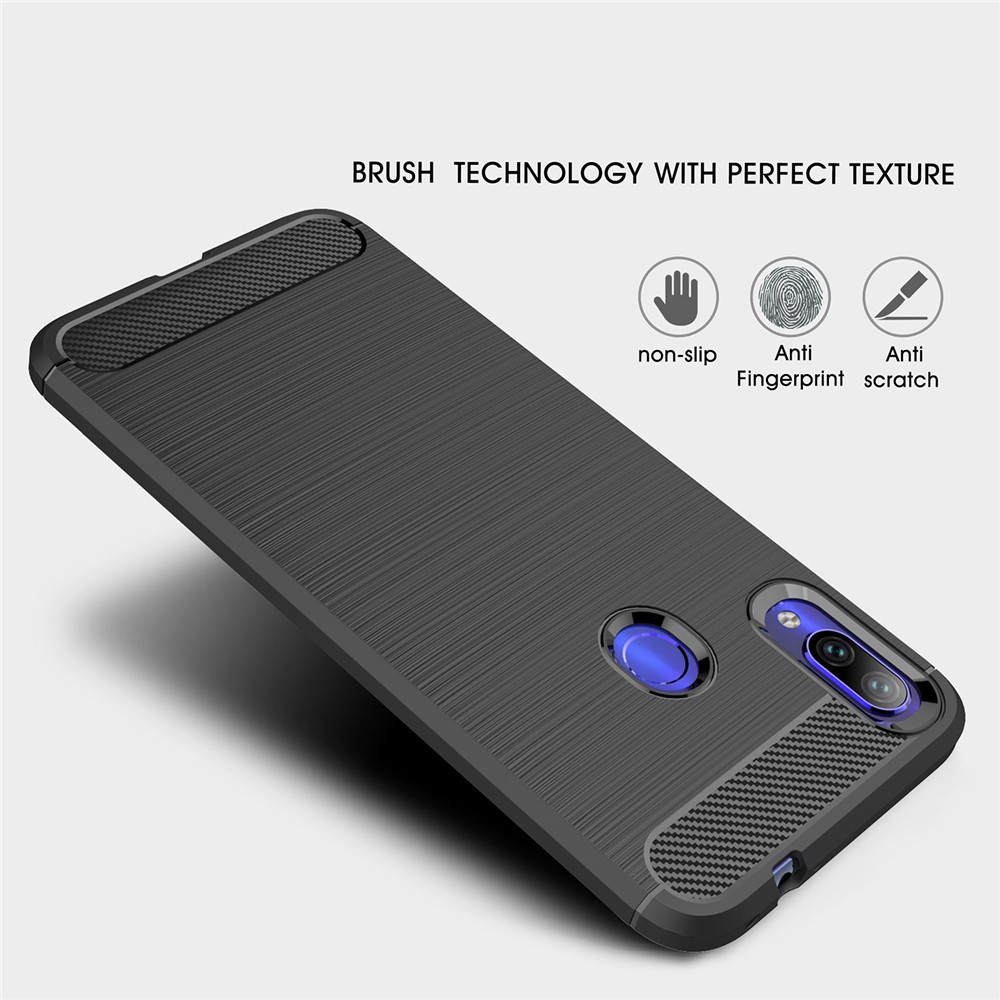 Ốp Lưng Sợi Carbon Siêu Mỏng Chống Sốc Cho Xiaomi Redmi Note 7 7s Pro 7a 01ls