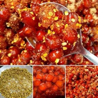 Chùm ruột sóc muối ớt - hộp 500g - cực ngon